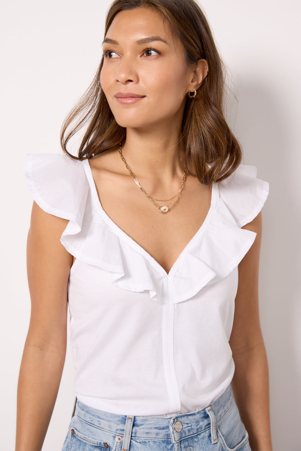 Women's Neah Ruffle Tank Top