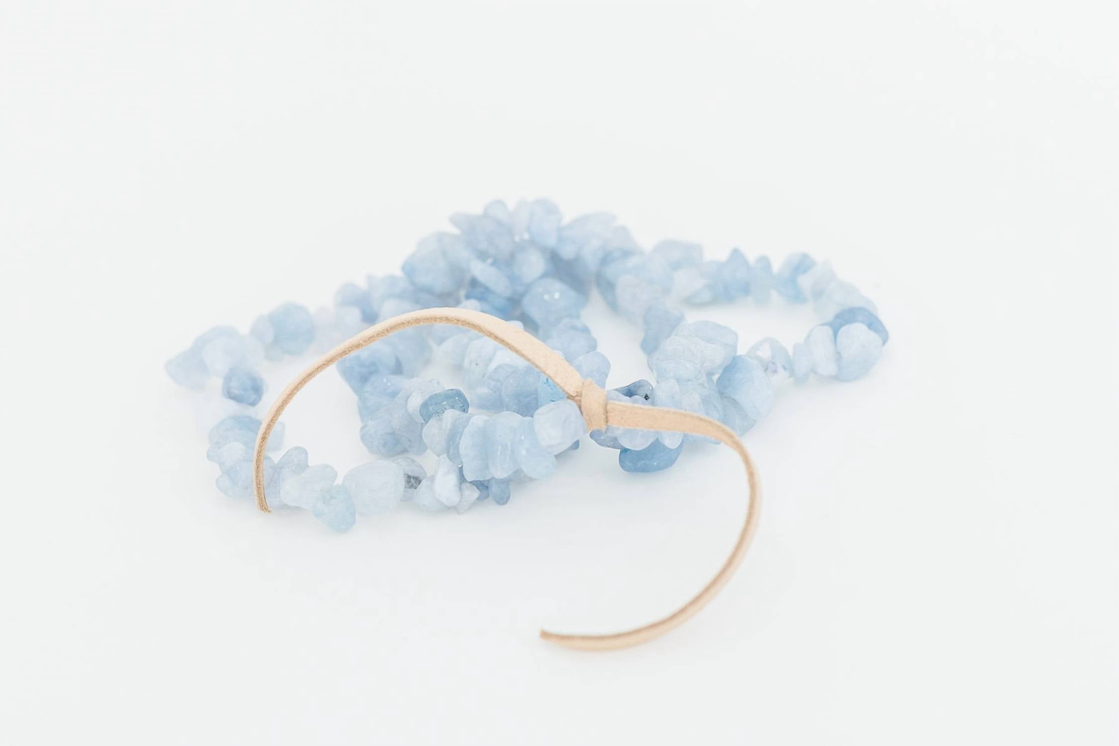Women's Breck Aquamarine Chip Bracelet In Blue