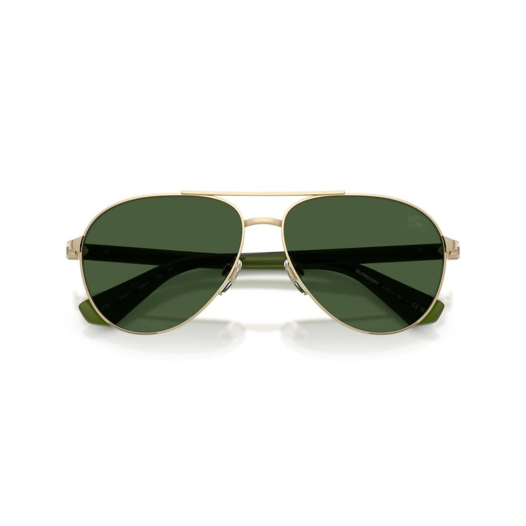 Men's Pilot Sunglasses In Light Gold