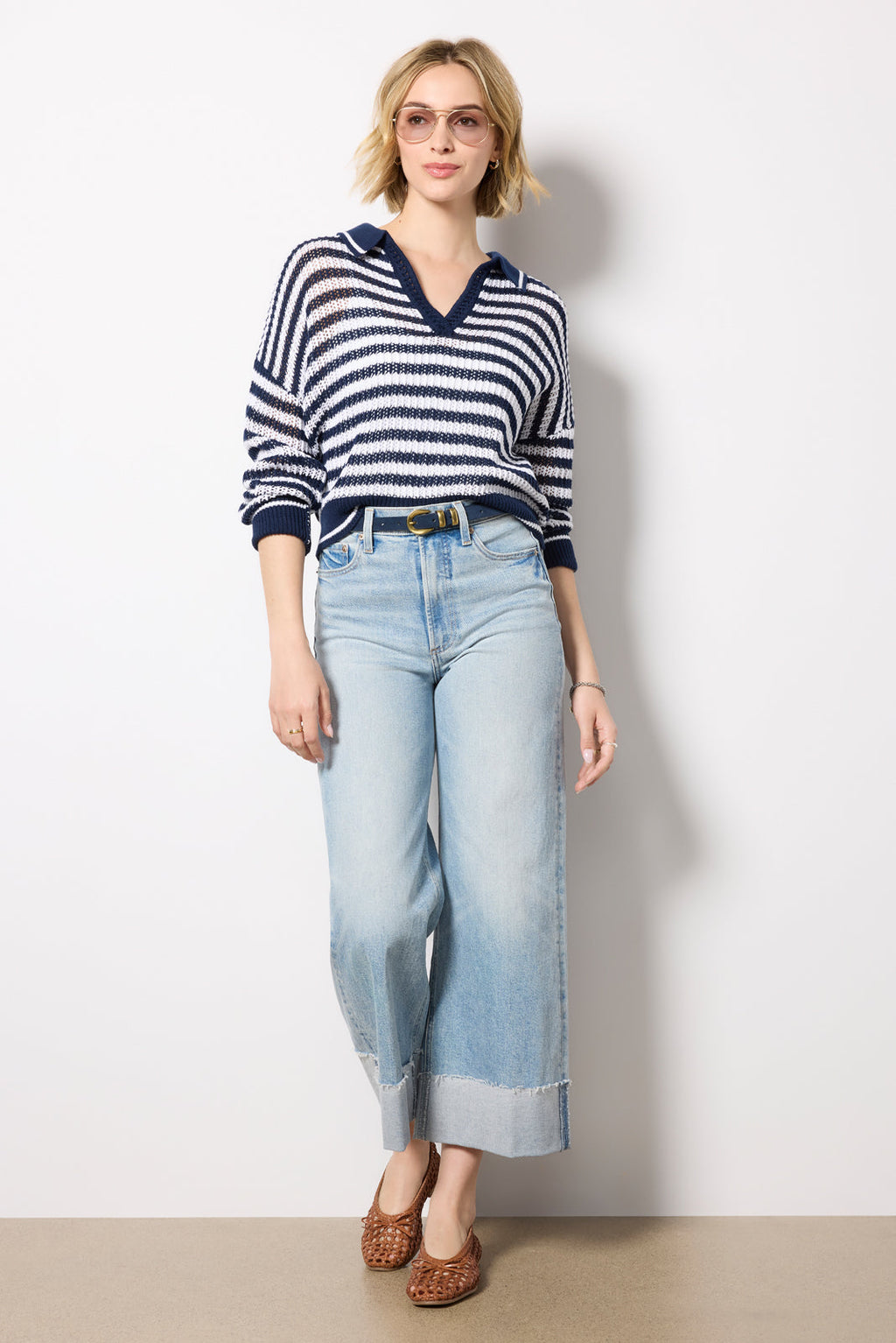 Women's Kimberly Stripe Tipping Pullover