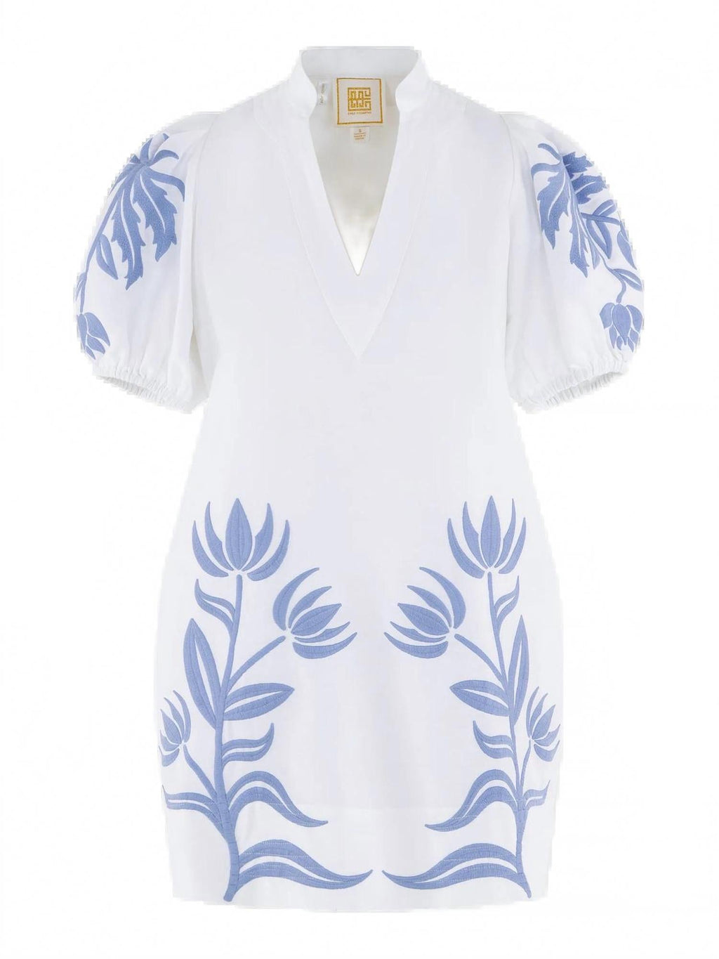 Dutch Tile Hampton Mini Dress In Multi