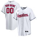 Men's Cleveland Guardians White Replica Custom Jersey1