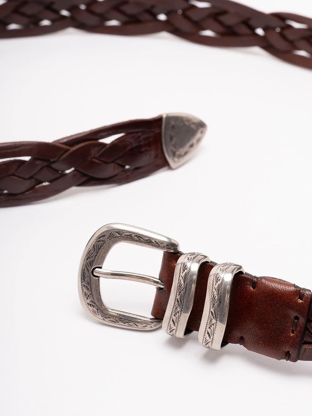 Brunello Cucinelli Men Belt With Detailed Buckle