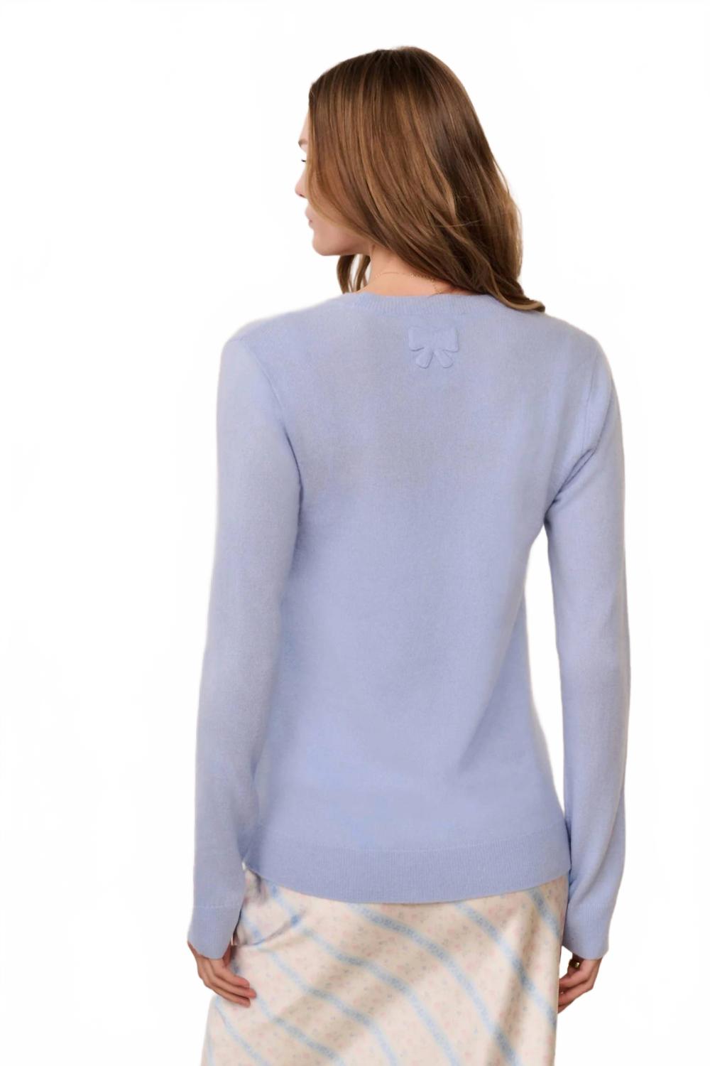 Amarosa V-Neck Cardigan In Ocean Wave