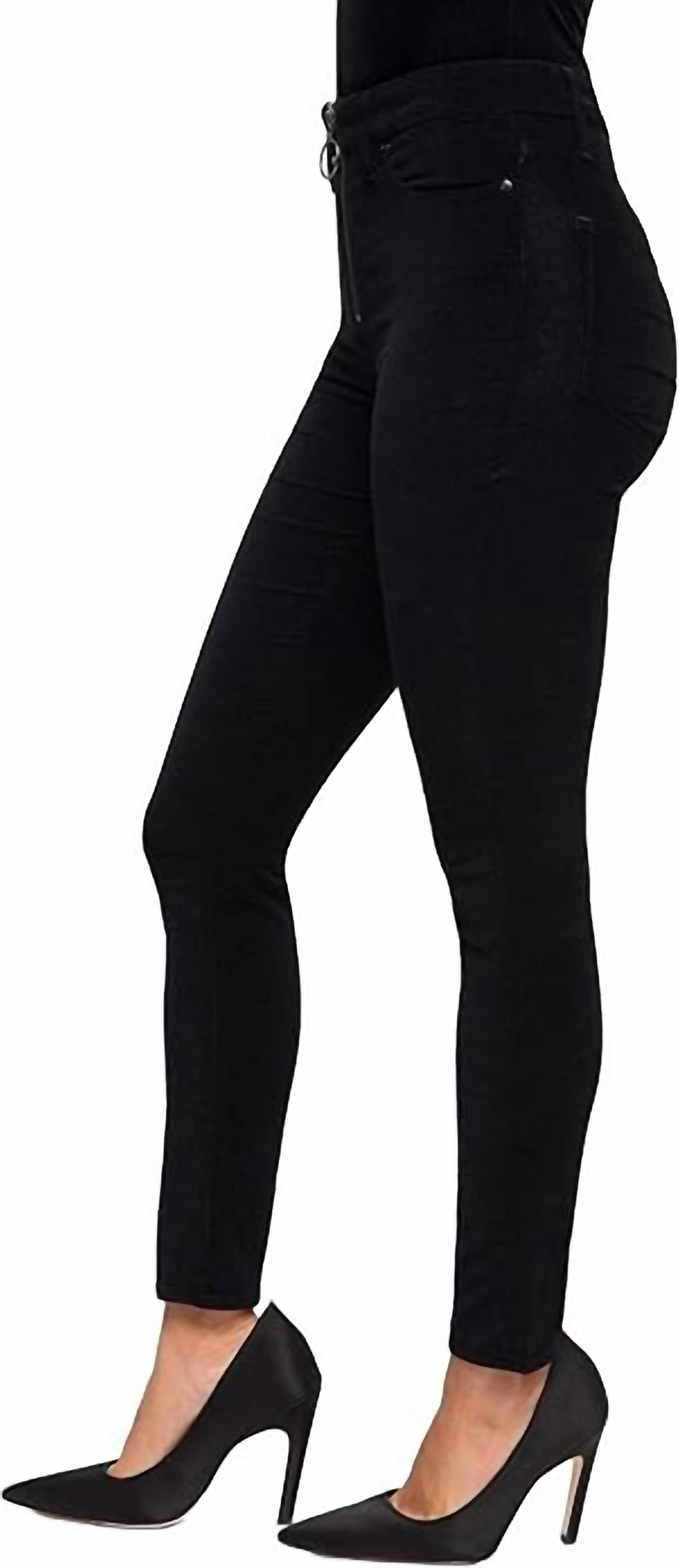 Legs Velvet Pants In Black