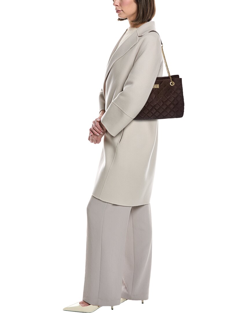 Isabella Rossetti Ravenna Suede Handbag