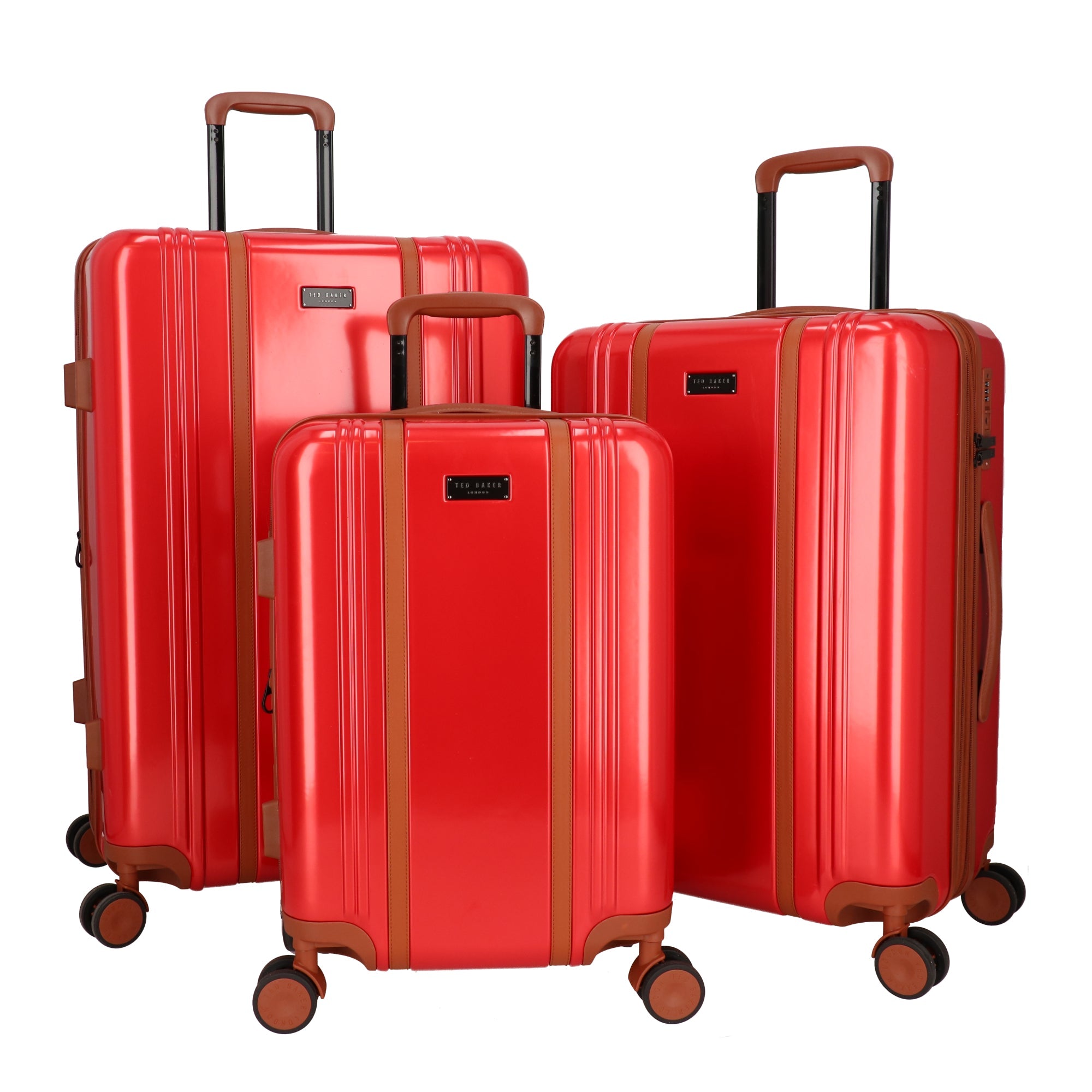 Ted Baker Kingston Tb240018 3 Pc Set (21""/26""/30"") - Savvy Red