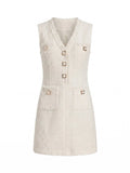 Self-Portrait Women Boucle Mini Dress