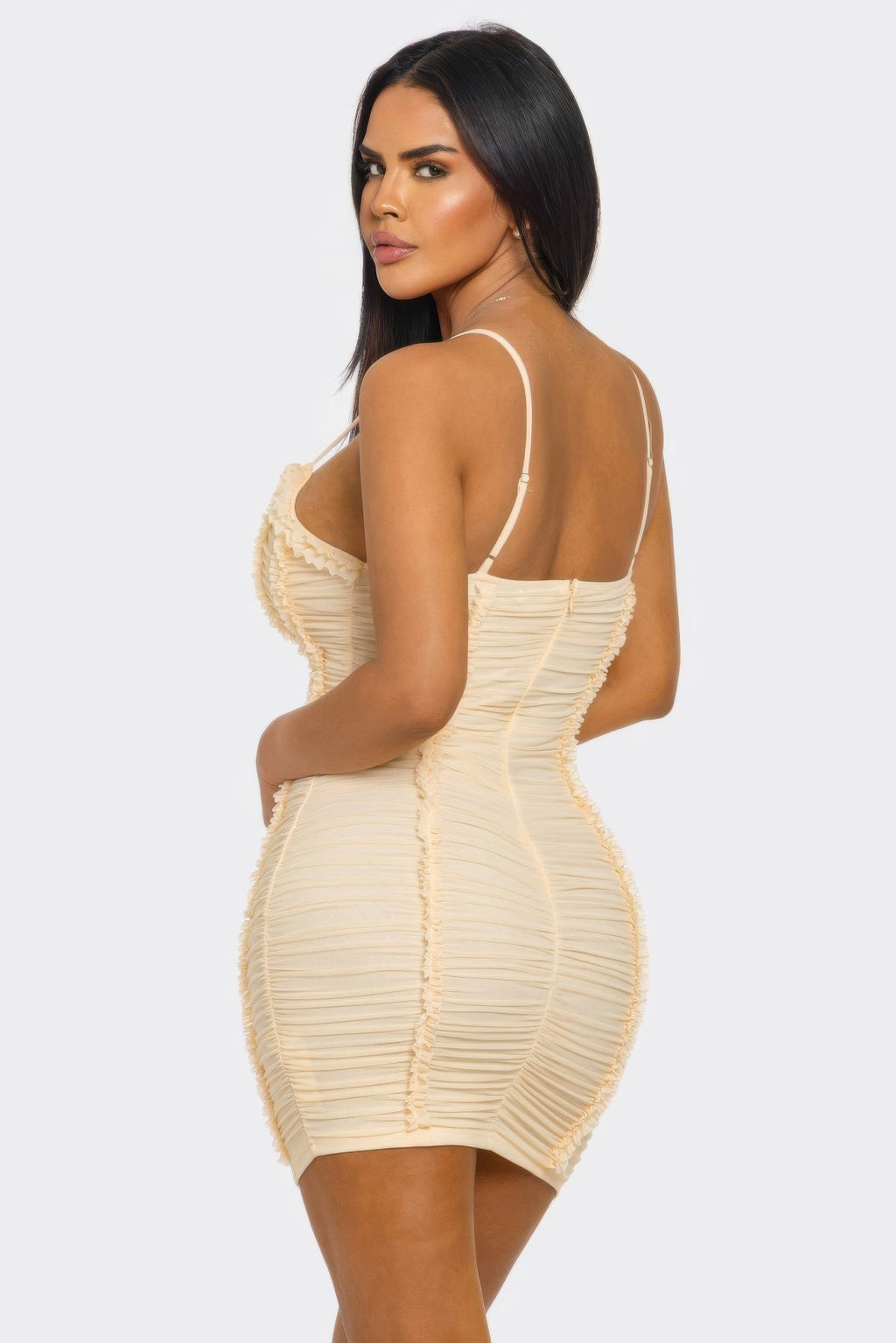 Candy Crush Ruched Mini Dress