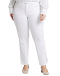 NYDJ Plus Barbara Optic White Bootcut Jean
