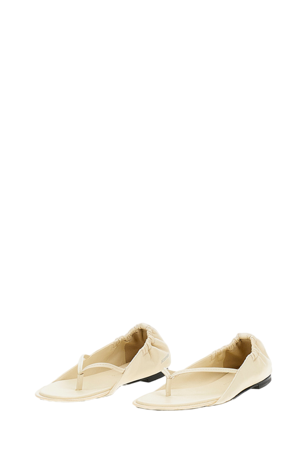White Nu-Pieds Thong Sandals