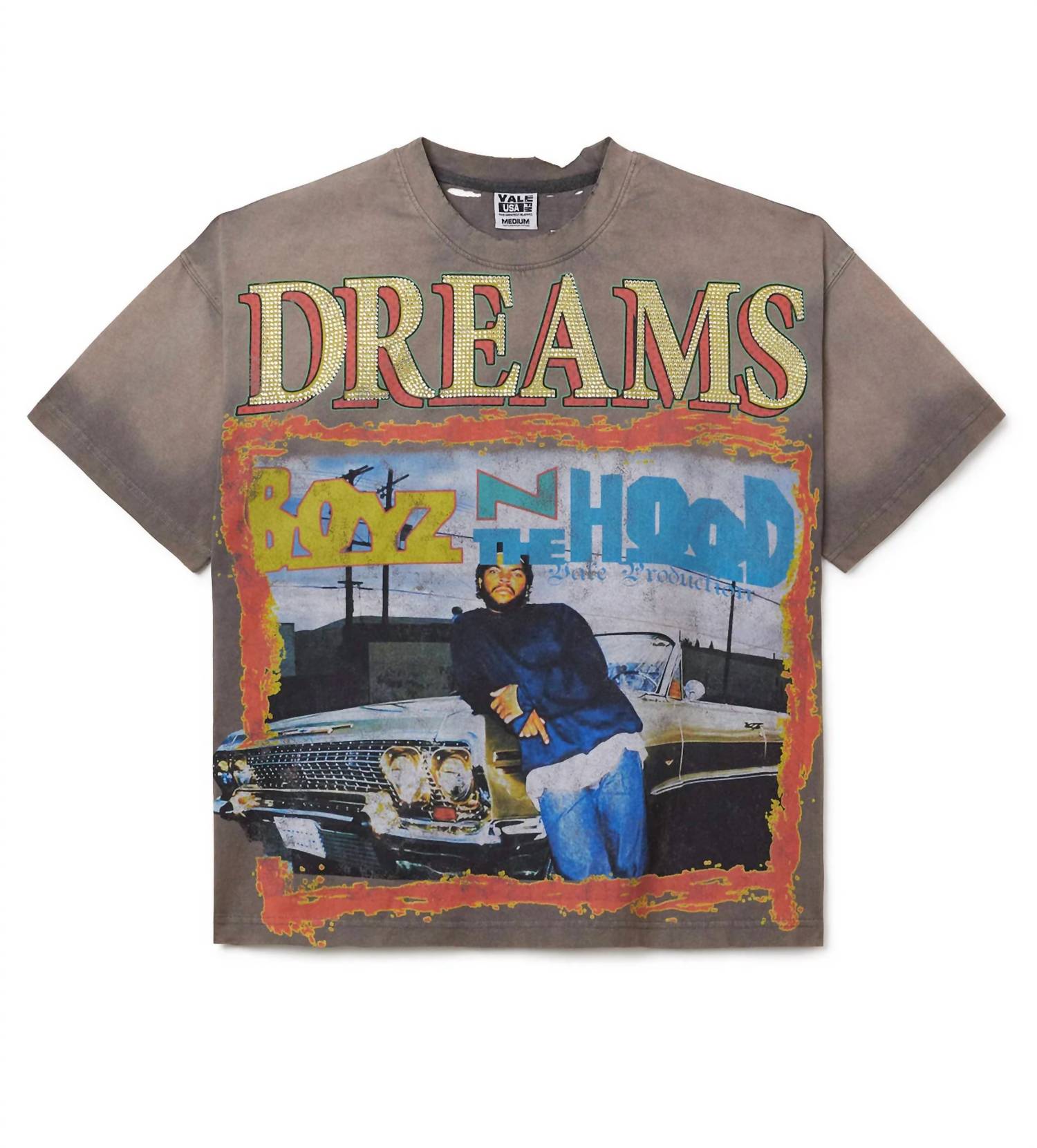 Men's Nostalgia Bling Tee In Beige