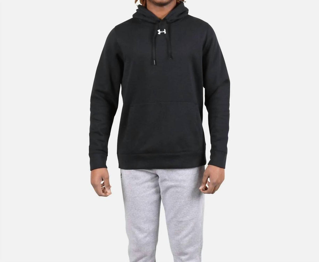 Hustle Fleece Hoodie In Black