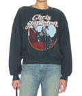 Chris Stapleton Oversized Crew Sweatshirt In Black