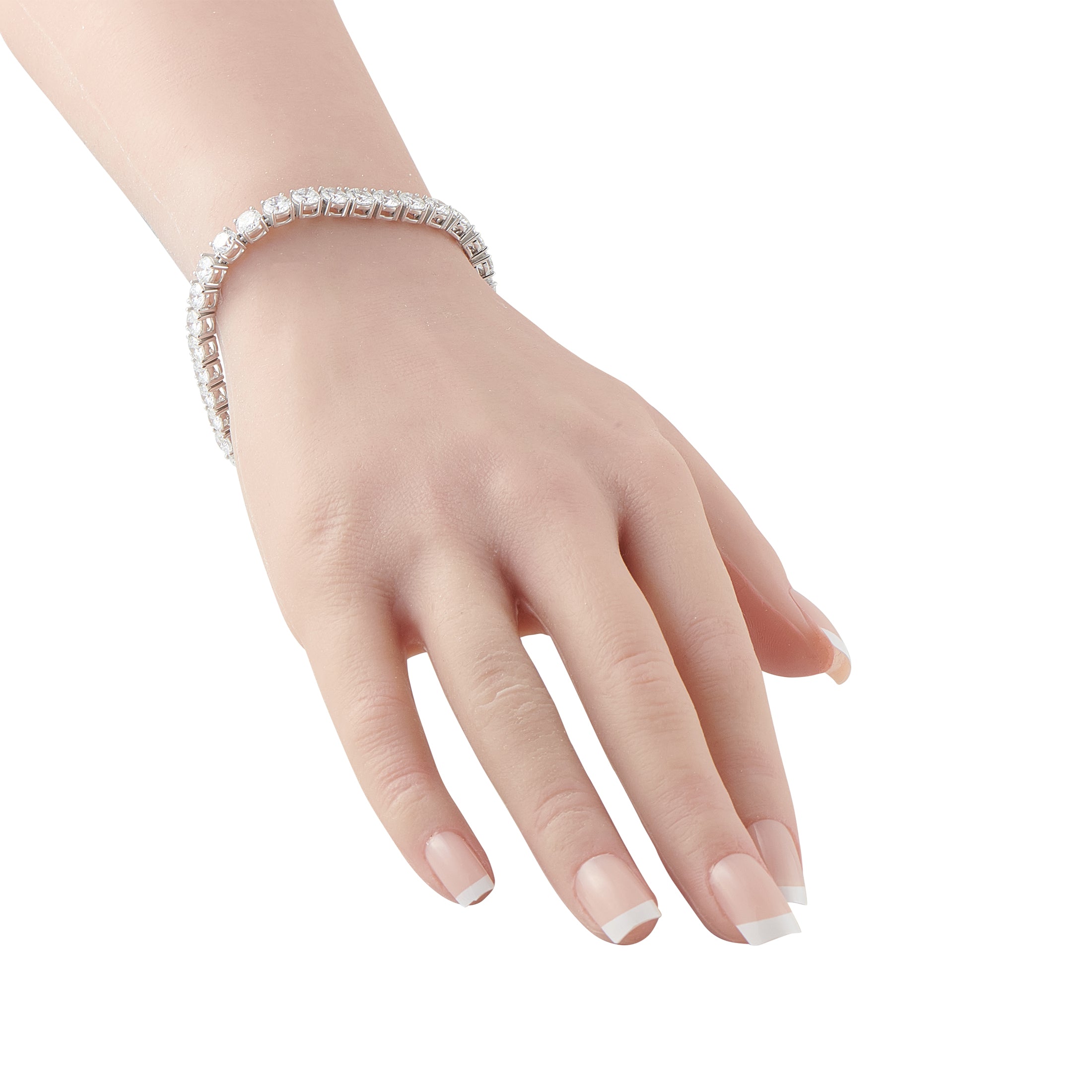 LB Exclusive Platinum 15.58ct Diamond Tennis Bracelet MF01-041526