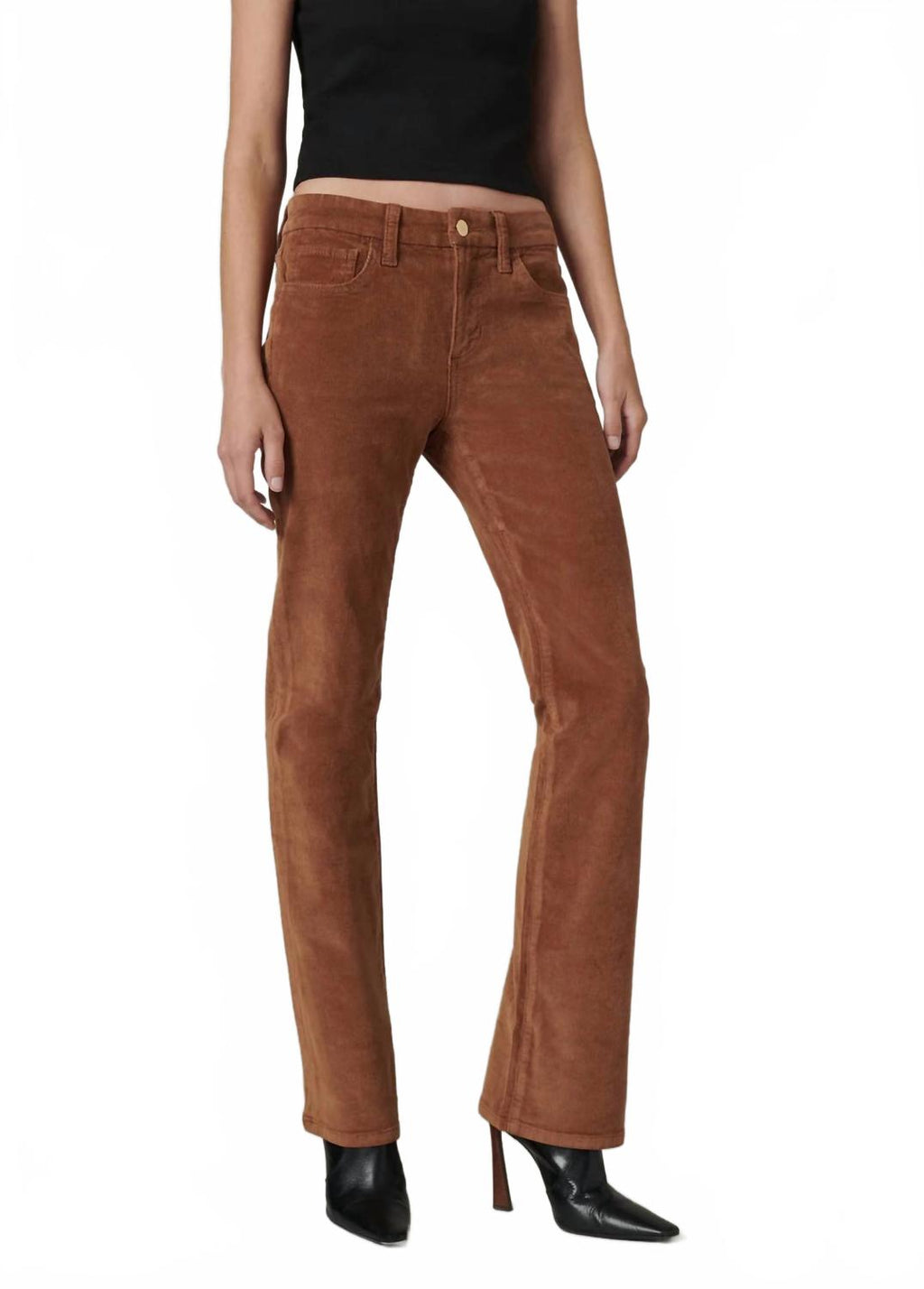 Corduroy Provocateur Bootcut Pants In Brown