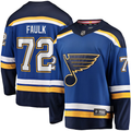 Men's St. Louis Blues Justin Faulk #72 Blue Home Breakaway Player jersey