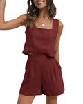 ENJOY PETRA 2pc Top & Short Set