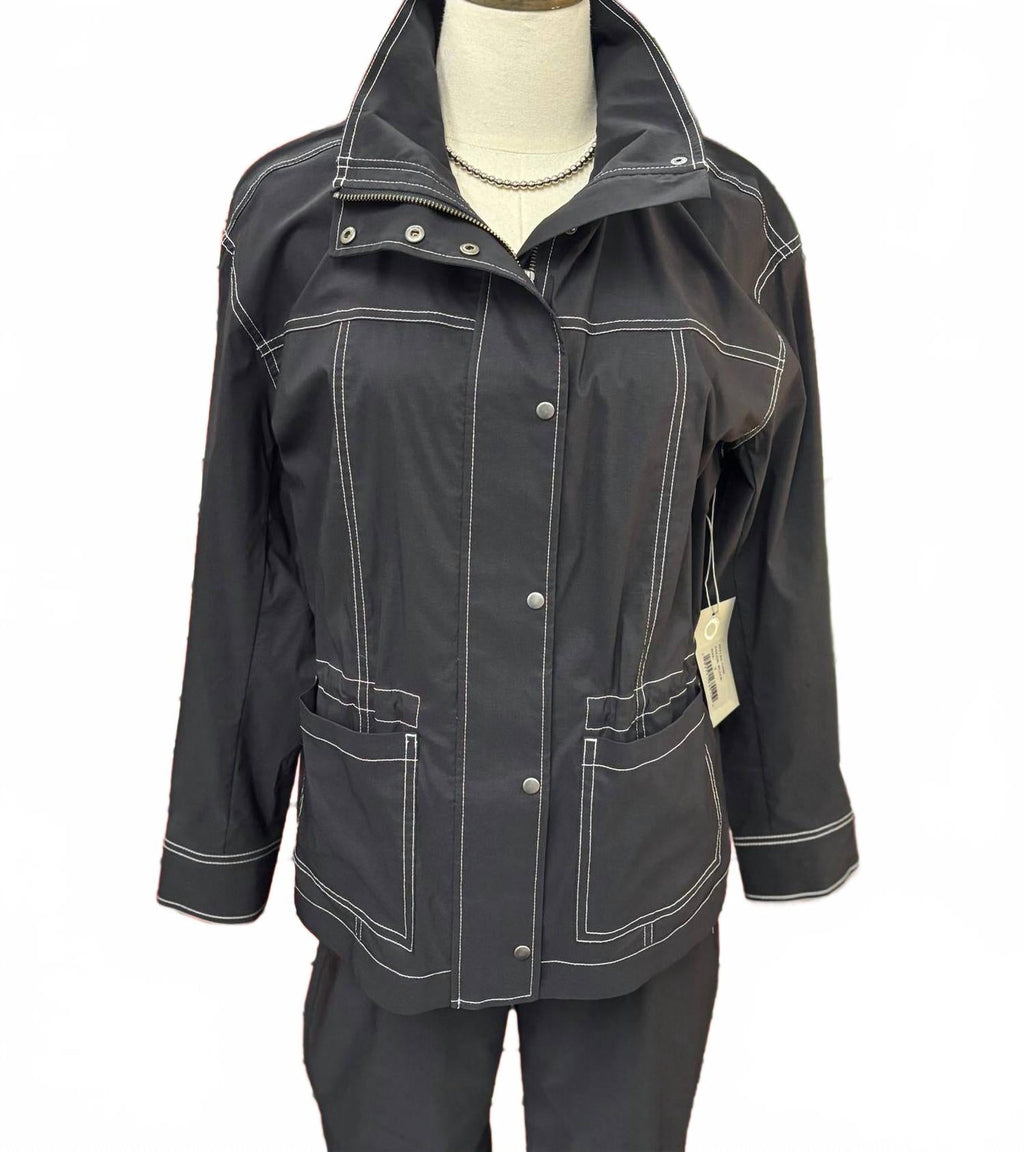 Women's Cool Tech Utility Jacket In Black