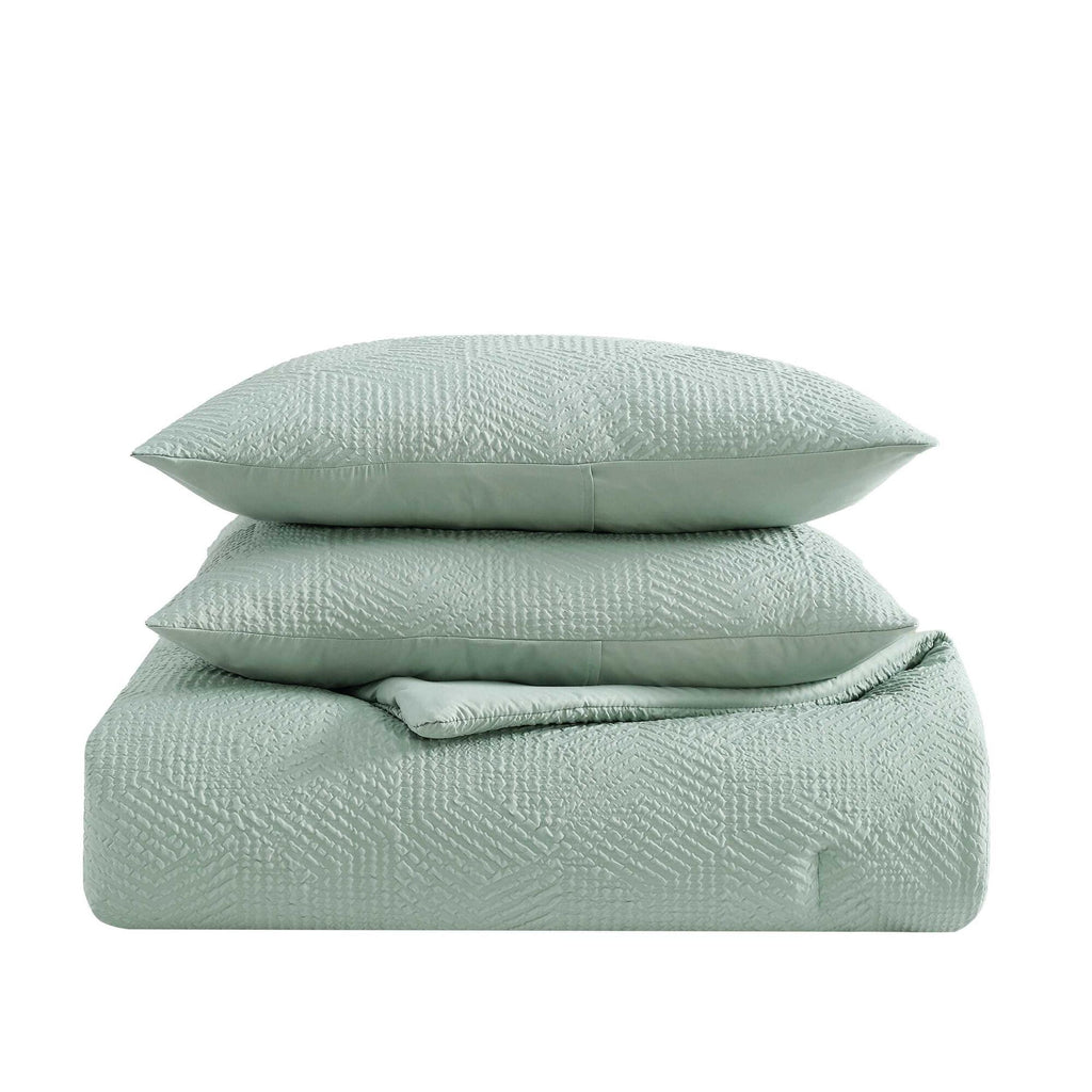 Nautica Broken Lines Green King Comforter Set