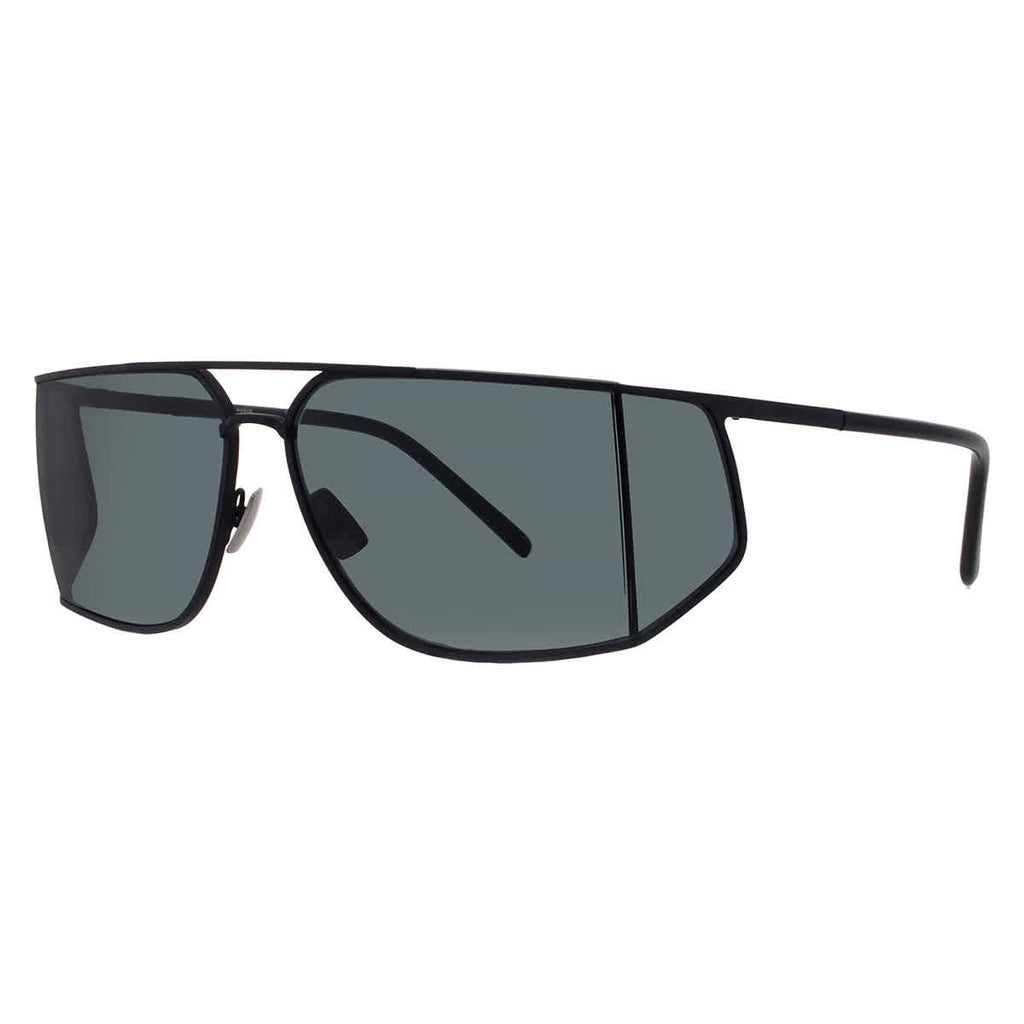 Saint Laurent Black Rectangular Men's Sunglasses SL 750 001 69