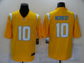 Men's Los Angeles Chargers Justin Herbert #10 Yellow Inverted Legend Jersey1