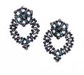 Ilaria Handwoven Bead Earring In Interstellar