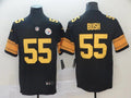 Men's Pittsburgh Steelers Devon Bush Jr. #55 Black Alternate Legend Jersey1