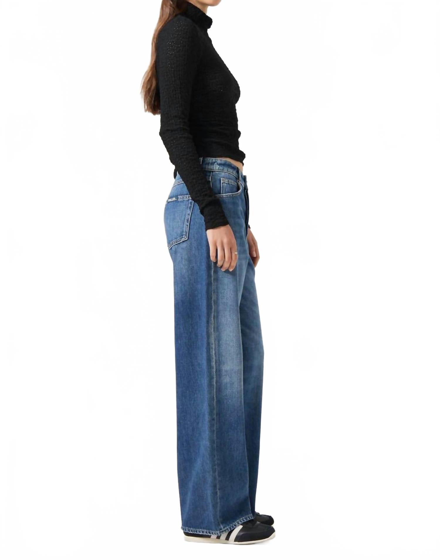 Kate Mid Rise Baggy Jean In Paris Texas