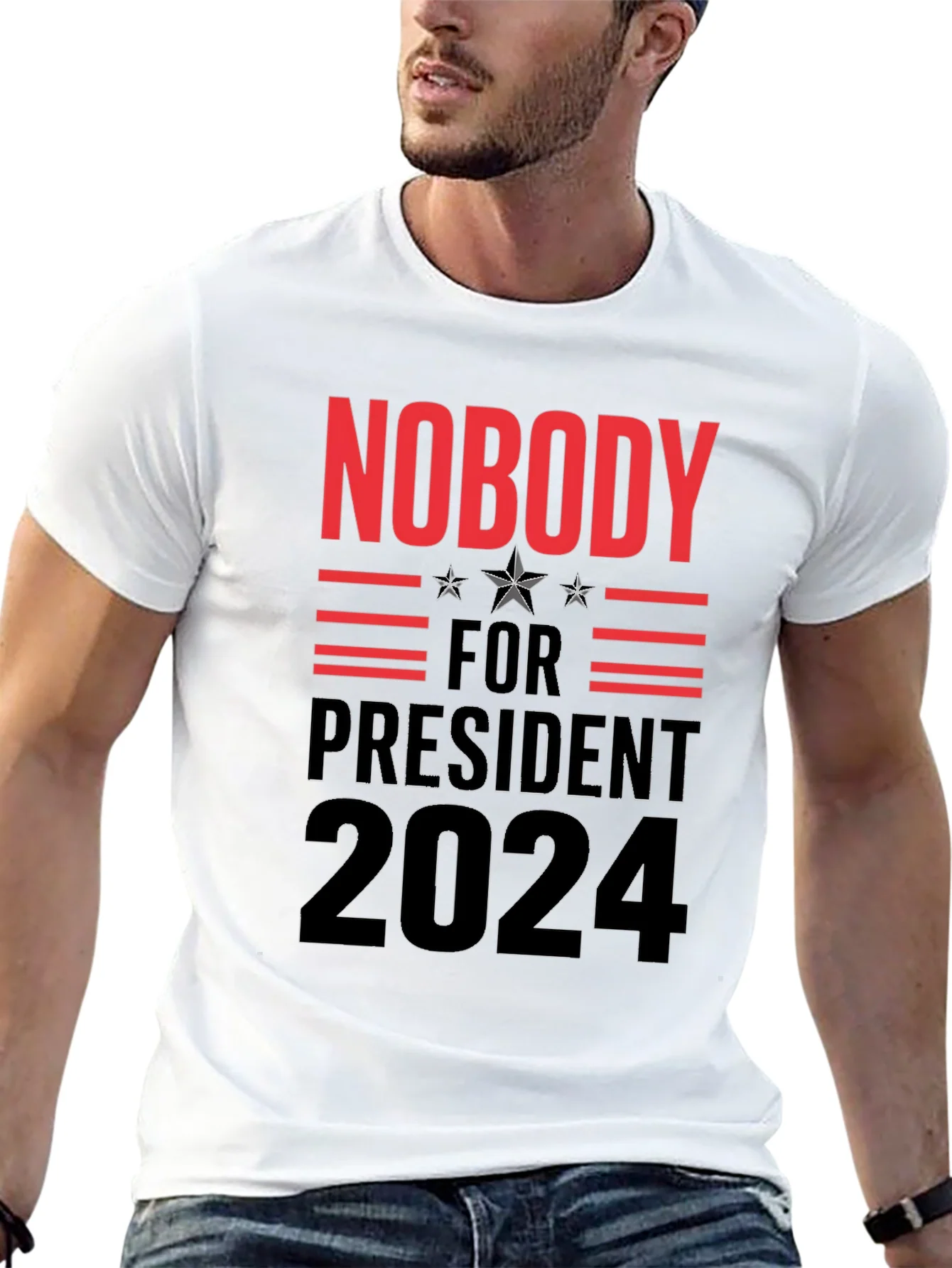 Nobody for President 2024 Graphic Tee