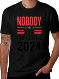 Nobody for President 2024 Graphic Tee
