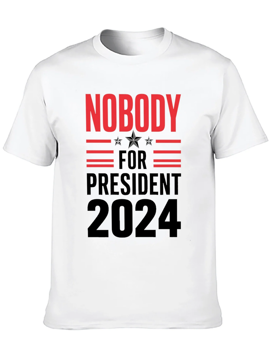 Nobody for President 2024 Graphic Tee