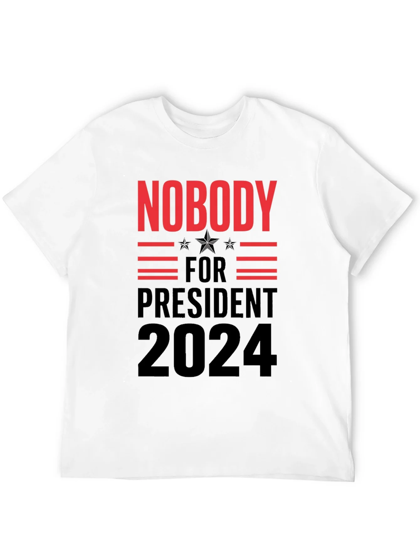 Nobody for President 2024 Graphic Tee