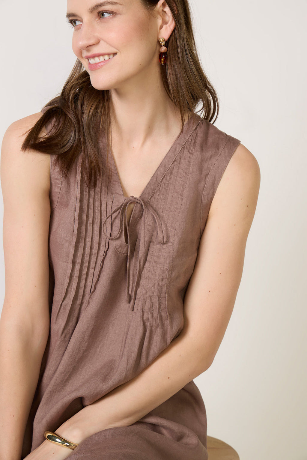 Women's Stella Linen Mini Dress