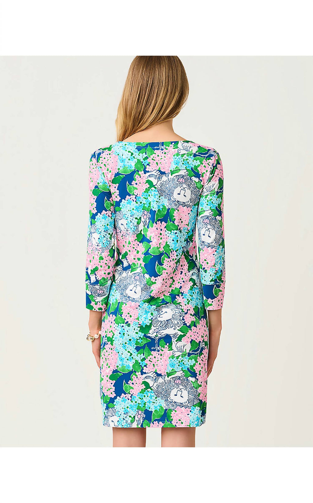 Nadine Chillylilly Dress In Starlight Navy/lydia The Lion