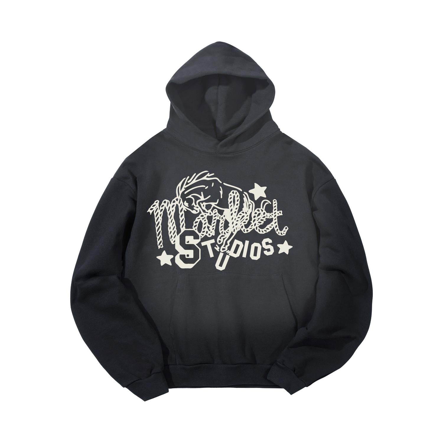 Men's Old West Studios Hoodie In Pirate Black