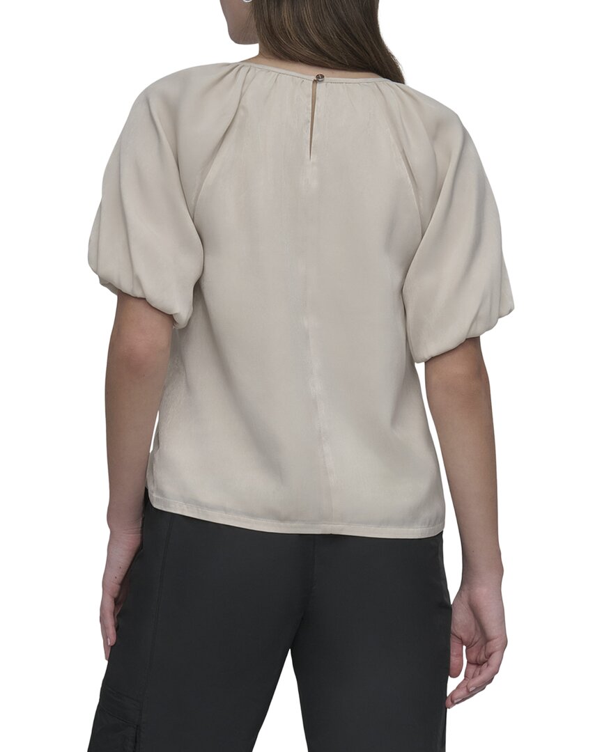 DKNY Puff Sleeve Top