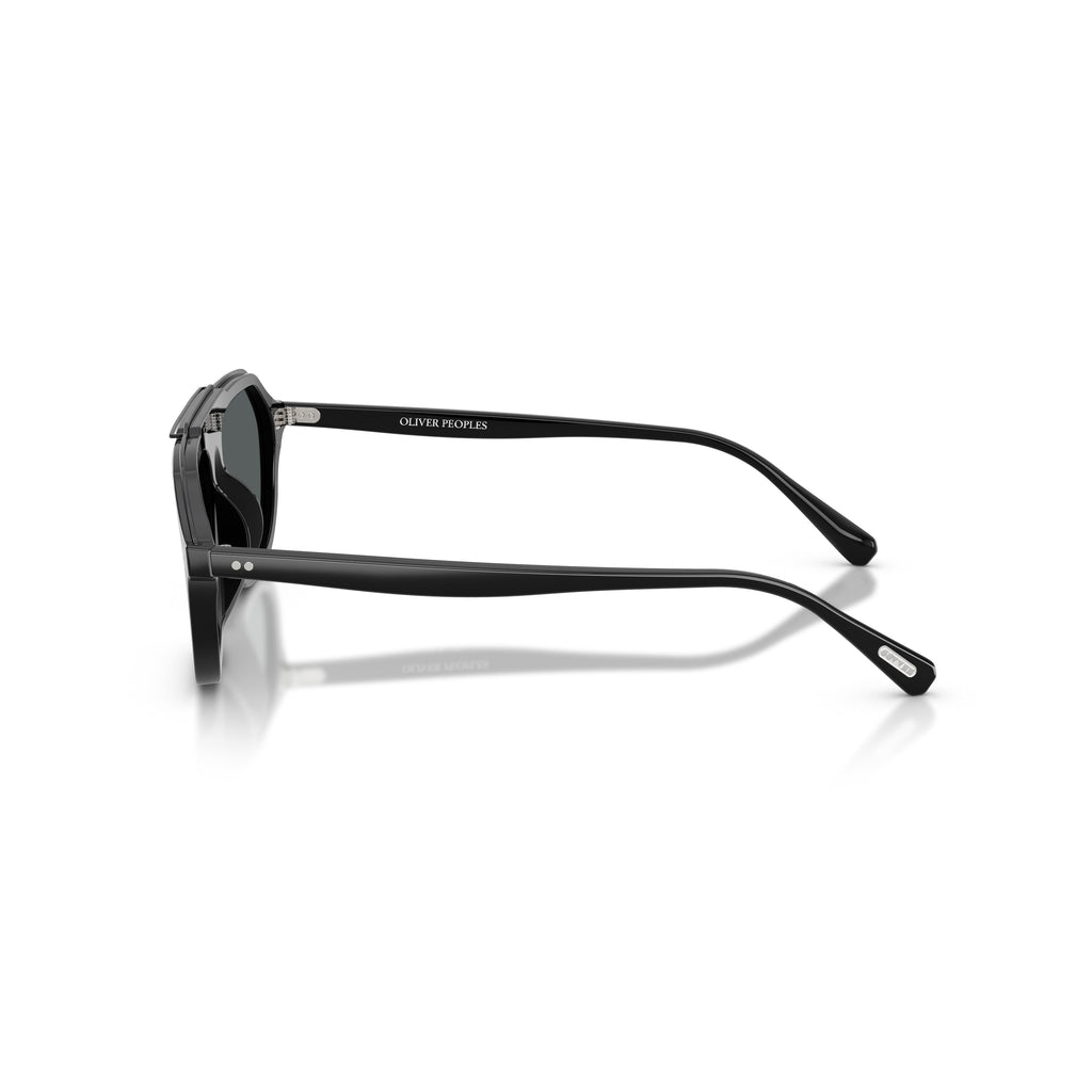 0Ov5613Su Bold Geometric Frame Sunglasses with Double Bridge Design