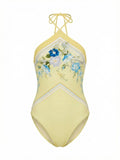Self-Portrait Women Floral Swimsuit
