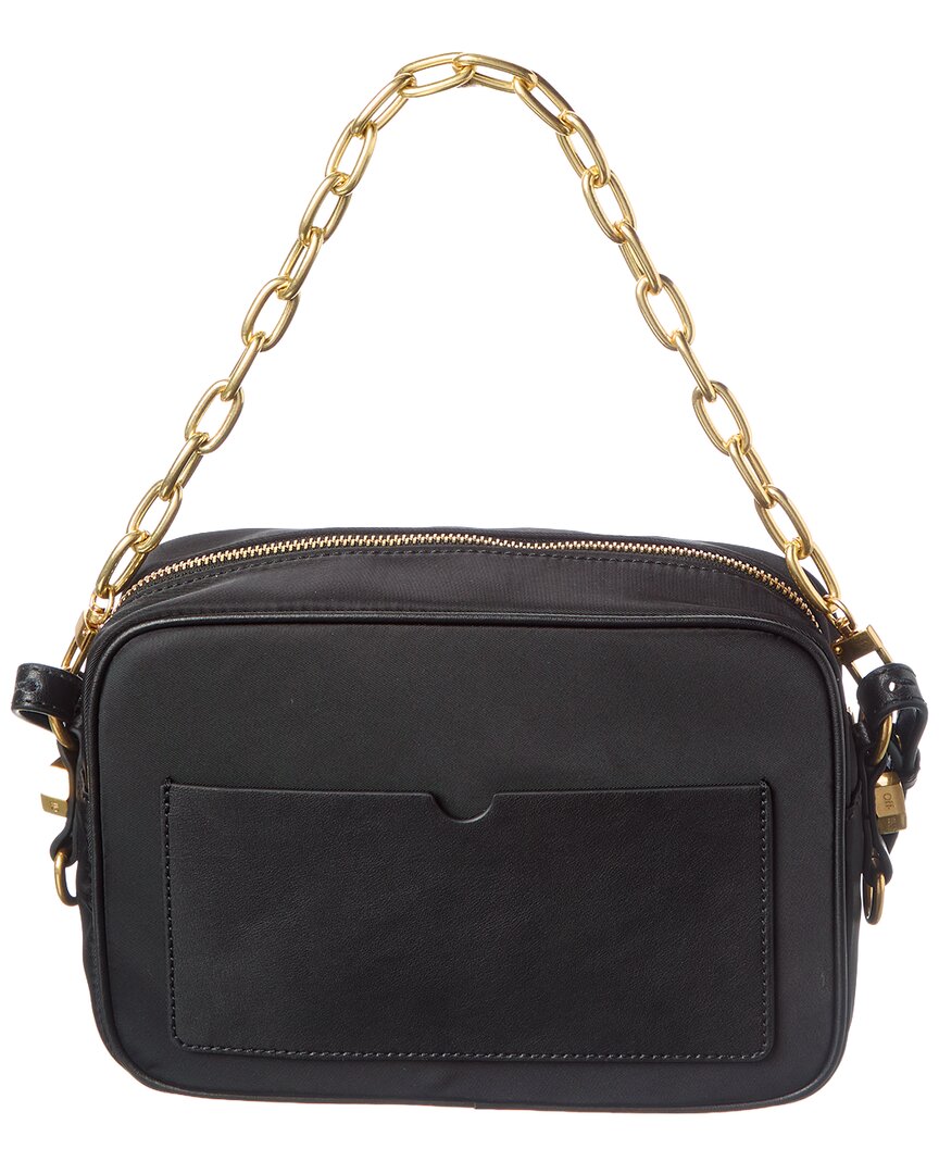 Off-White Medium Nylon & Leather Camera Bag