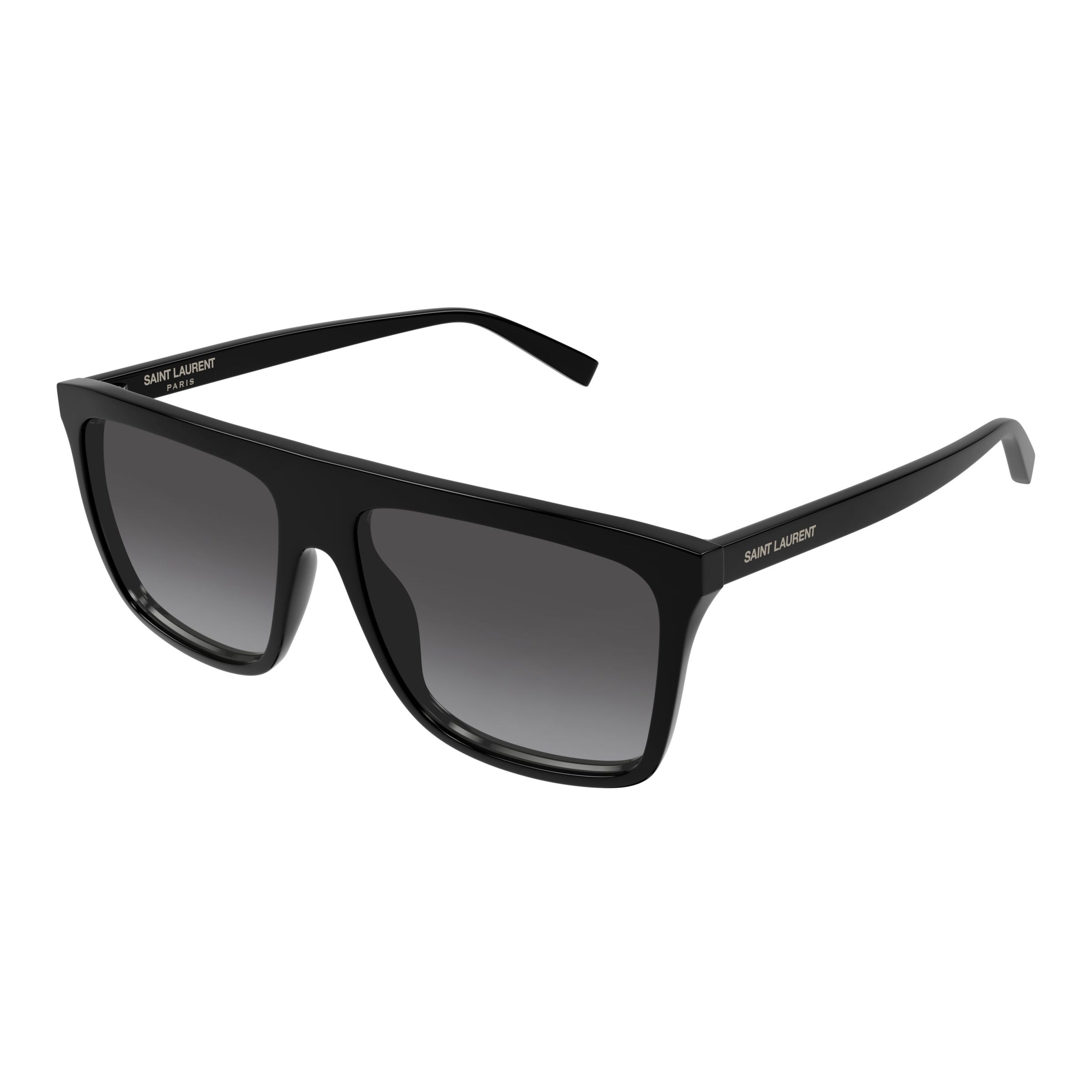 Bold Rectangular Frame Sunglasses In Recycled Acetate
