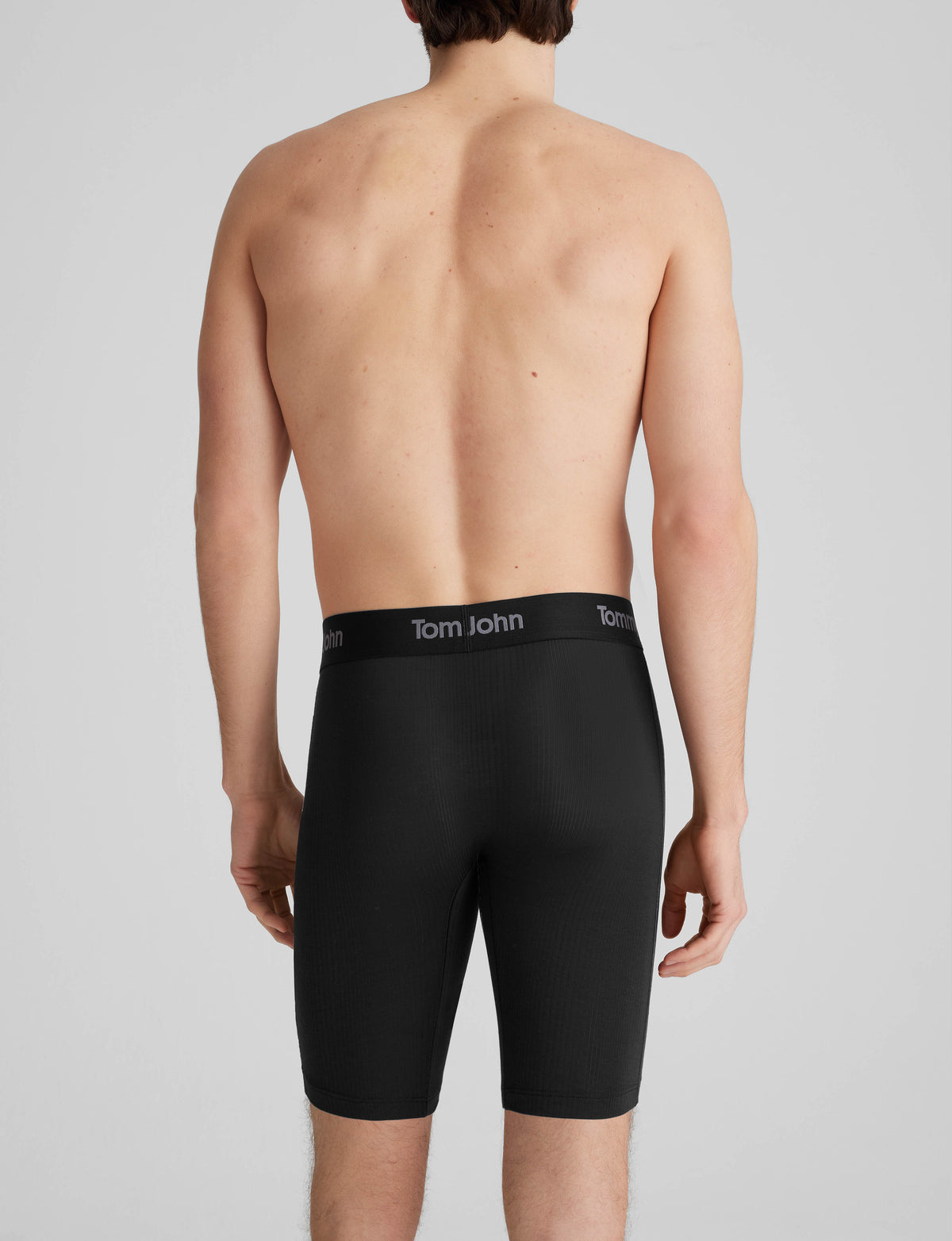 Men's Second Skin Luxe Rib Boxer Brief 8"