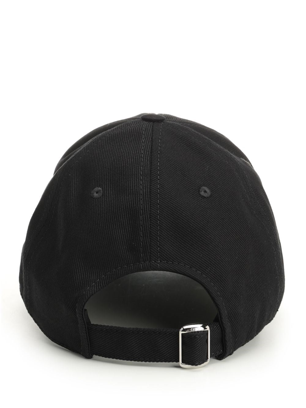 Celine Men "Triomphe" Cotton Baseball Cap