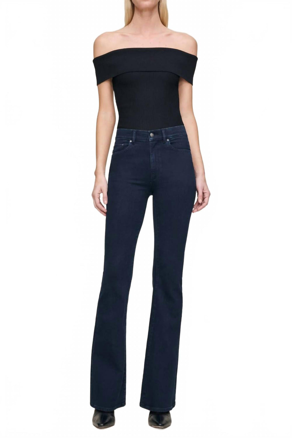 Bridget High Rise Bootcut Jeans In Flatiron