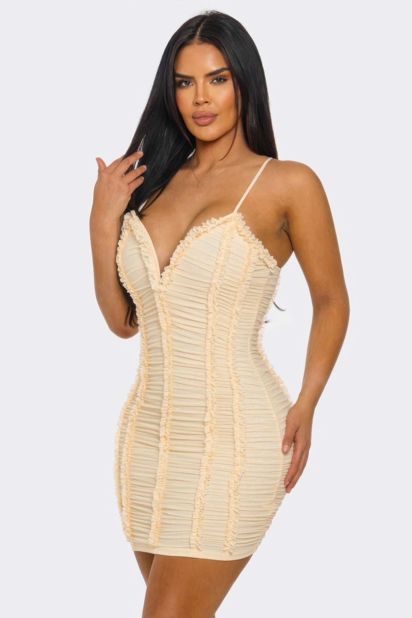 Candy Crush Ruched Mini Dress