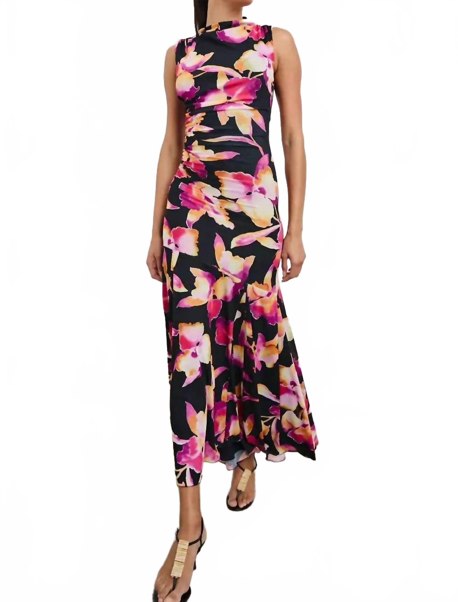 Cosmos Maxi Dress In Dusk Orchid