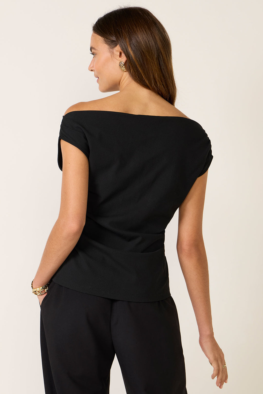 Women's Off The Shoulder Ruched Top