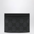 Gucci Essence Classic Card Holder In Black Gg Canvas Men