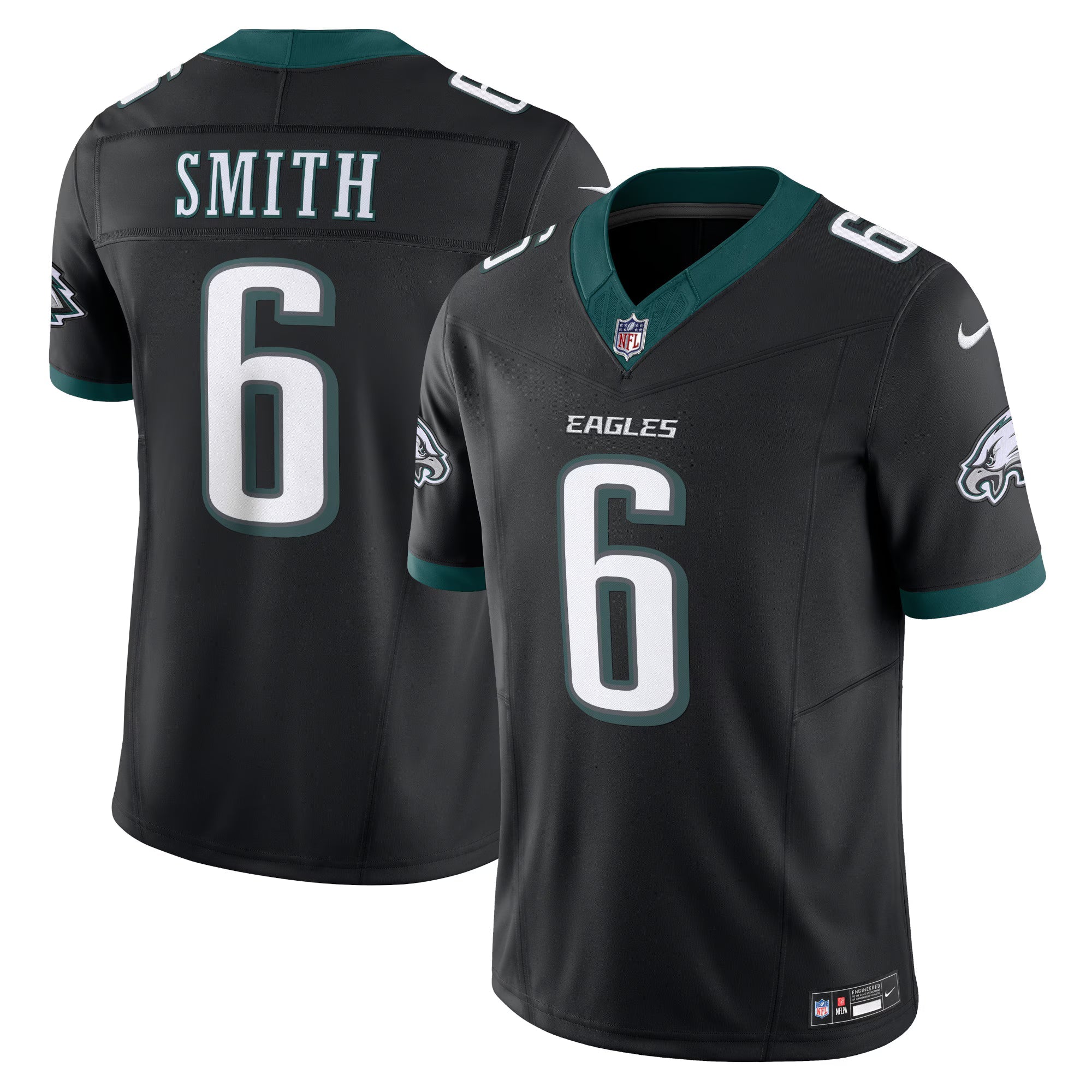 Philadelphia Eagles DeVonta Smith Black Alternate Vapor F.U.S.E. Limited Jersey
