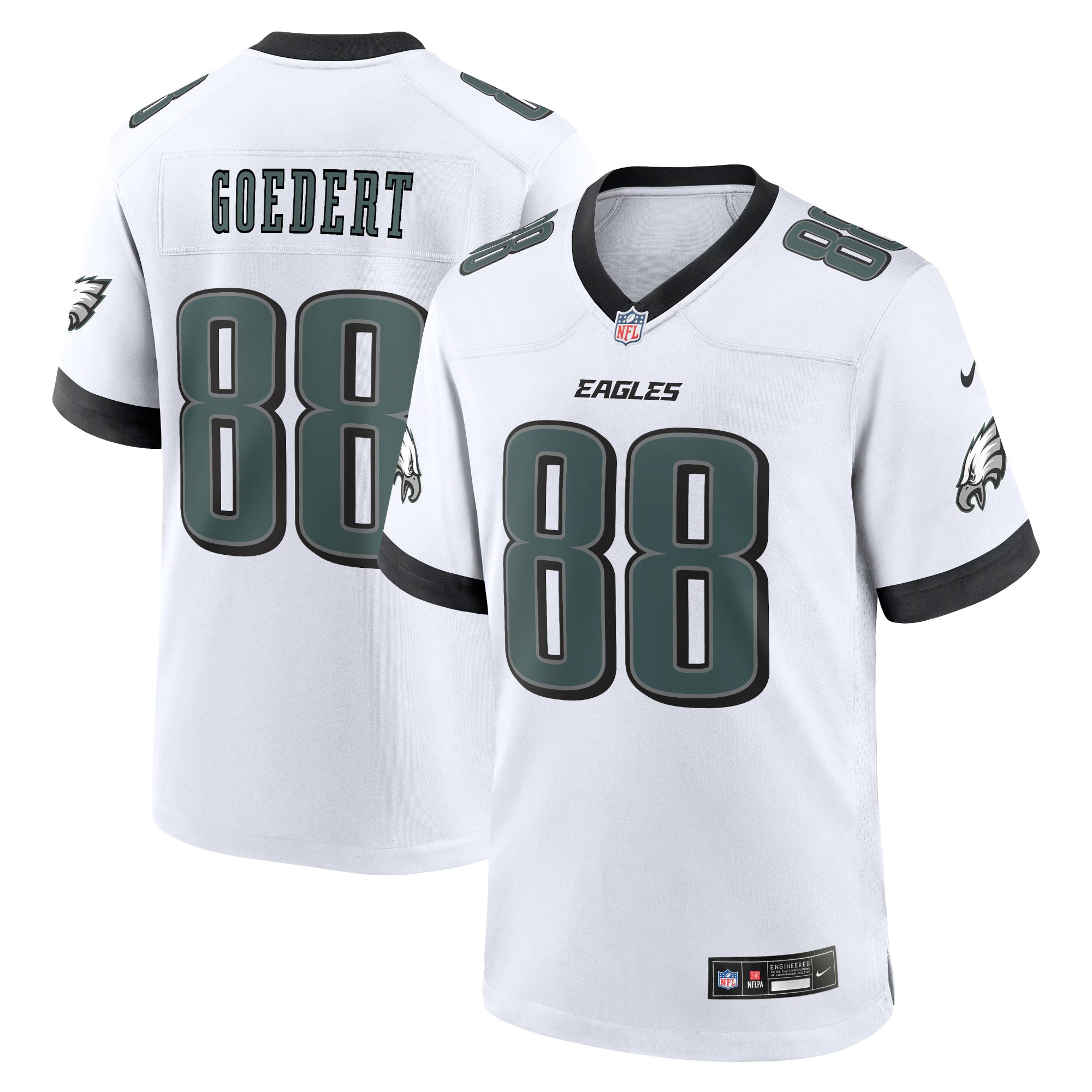 Philadelphia Eagles Dallas Goedert White White Game Jersey